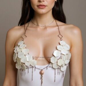 Unique Shell Statement Necklace